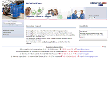 Tablet Screenshot of brenntag-export.com